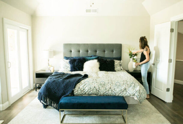 bedroom cleaning